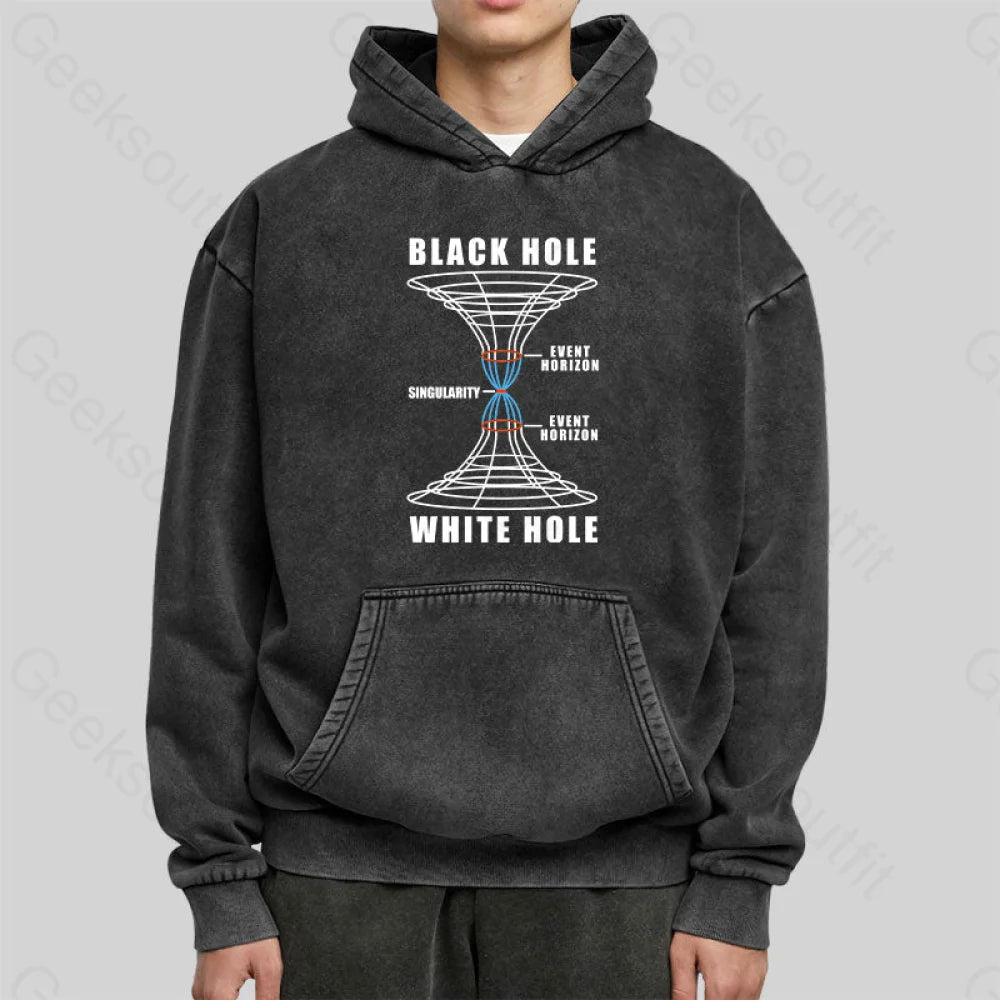 Black Hole Washed Hoodie