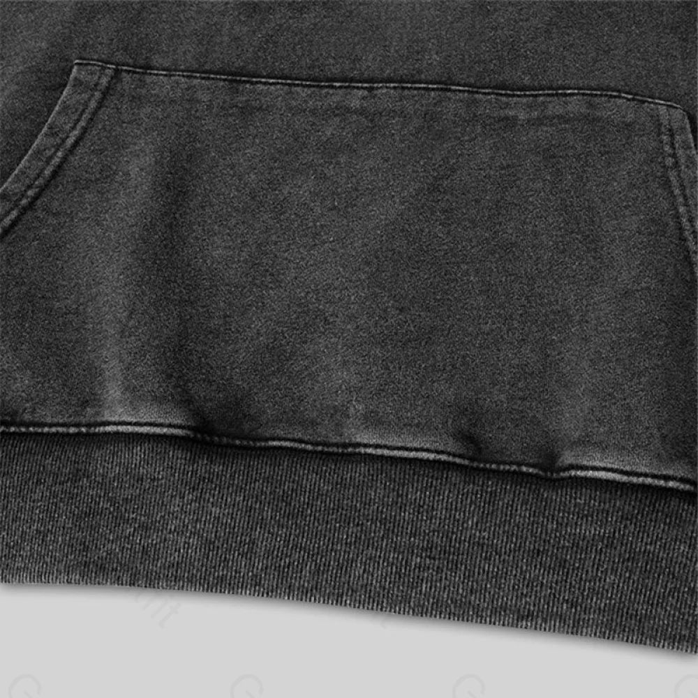 Black Hole Washed Hoodie